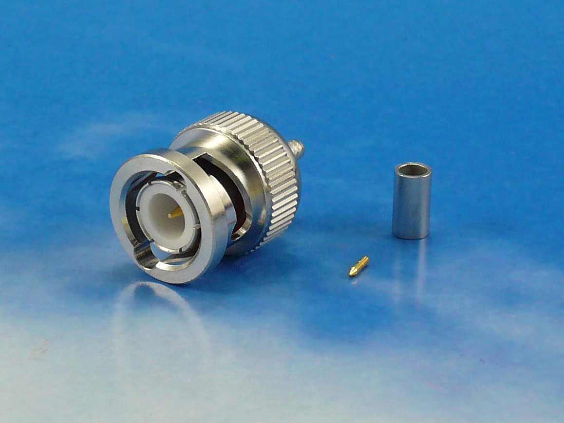 BNC Male crimp for RG316D
Jyebao  BNC3100D-0316