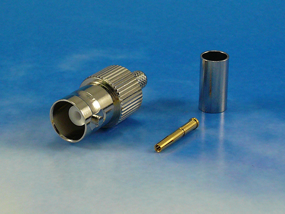 BNC Female crimp for RG58, LMR195