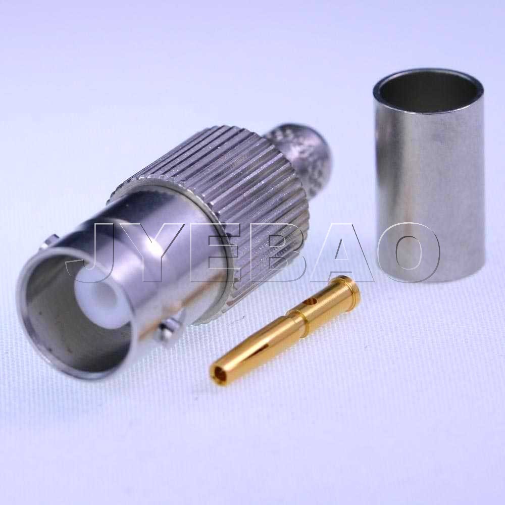 BNC female crimp for LMR240 Jyebao
BNC8100-L240/PEEK
MOQ 10stk