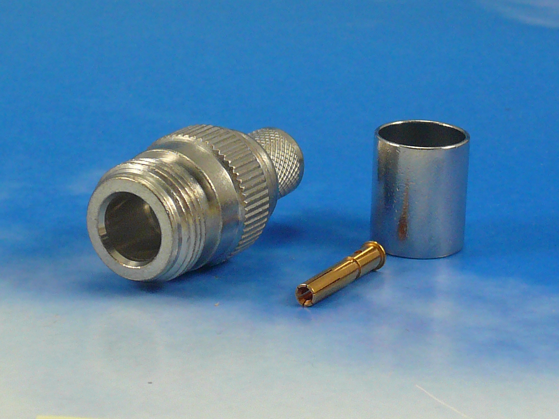 N Female crimp for RG213/RG214
Packed with 2 ferrules
Jyebao N8100-0213/214