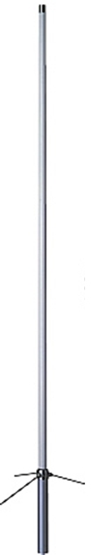 X5000: 144/430/1200MHz (2m/70cm/23cm)
Gain:4.5dB(2m), 8.3dB(70cm),11.7dB(23cm)
Length:1.8m, Radia: approx.19cm, 0,9kg