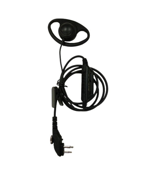 EHM15-A D-hook ear set with in-line mic