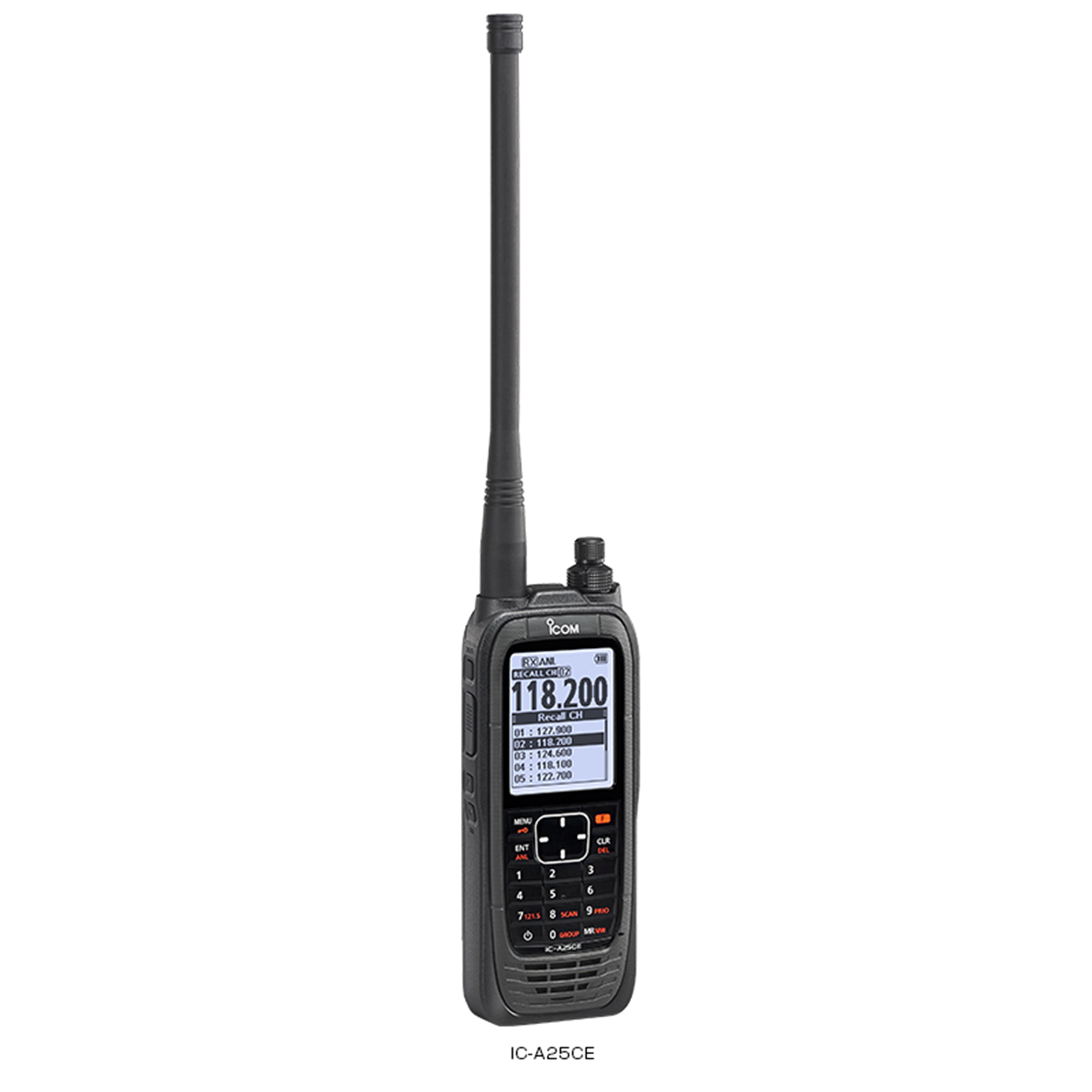 IC-A25CE Icom Airband transceiver
Incl batteri, charger, antenna, beltclip
Headset adaptor not included