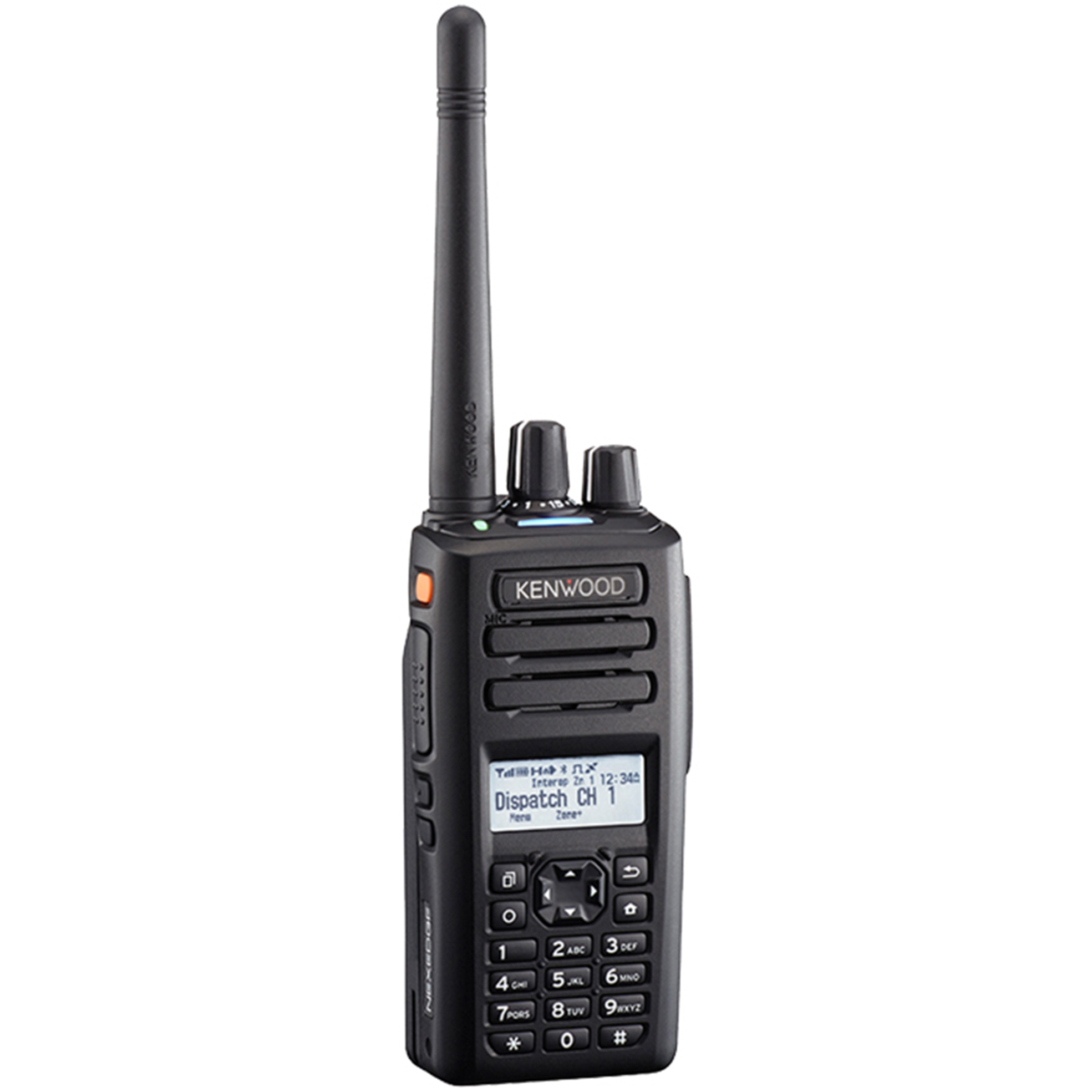 NX-3320E UHF DMR radio Full Keypad
Incl. belt clip. Kenwood Portable radio
Requires Antenna, Battery and Charger