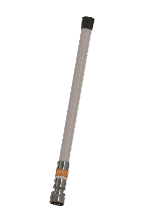 Antenna for GSM/LTE/5G 3dB +1" Nut
698-960MHz, 1427-1518MHz, 1710-2170MHz
2300-2690MHz, 3300-3800MHz