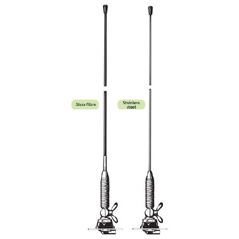 ML 1-BZR PROCOM ANTENNE
66-88MHz Steel Black