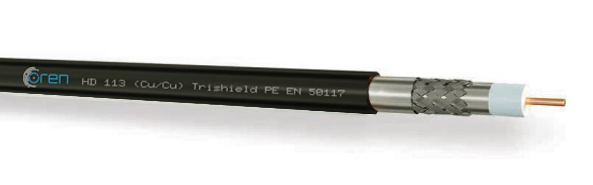 HQ113HFFR 75ohm low loss coax Dca
Black, 6,8mm, 1-99meter
RG6T
